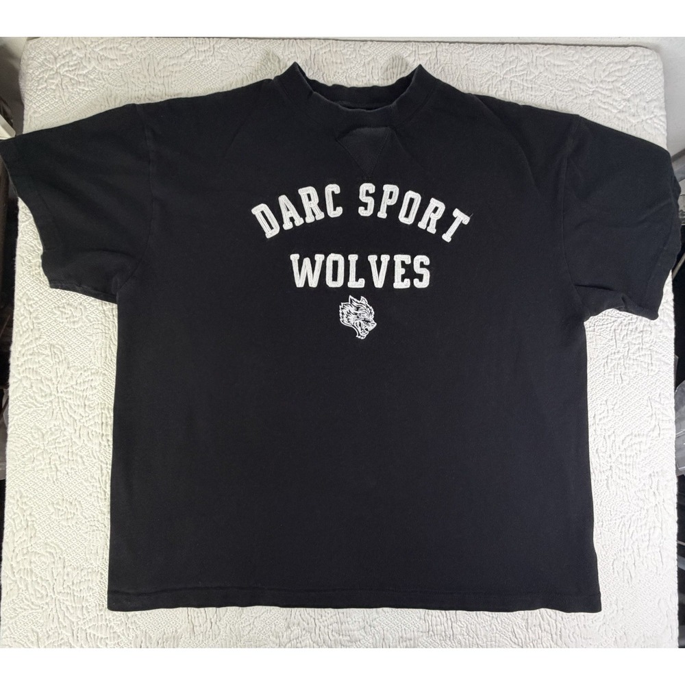 Darc Sport Shirt XL Black Wolves Final Drop LTD  Edition Heavy Embroidered Tee
